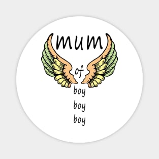 mum of boys Magnet